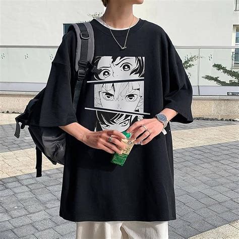 anime t-shirt oversized meesho